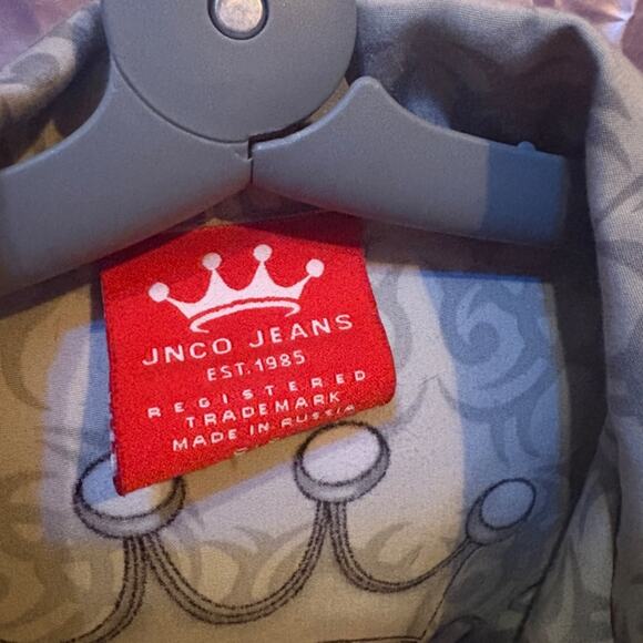 Rare Vintage JNCO Button-Up Shirt - Tribal Dragon Design - Small Y2K Vintage - Picture 3 of 6